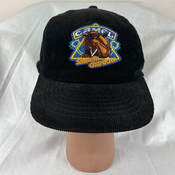 Vintage Camel Cigarettes Corduroy SnapBack Hat - Picture 1 of 6